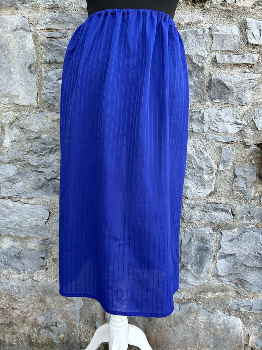 90s royal blue skirt uk 6-10