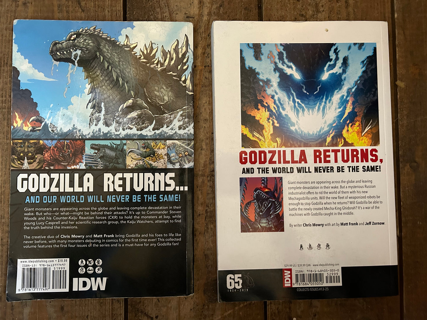 Godzilla comics set