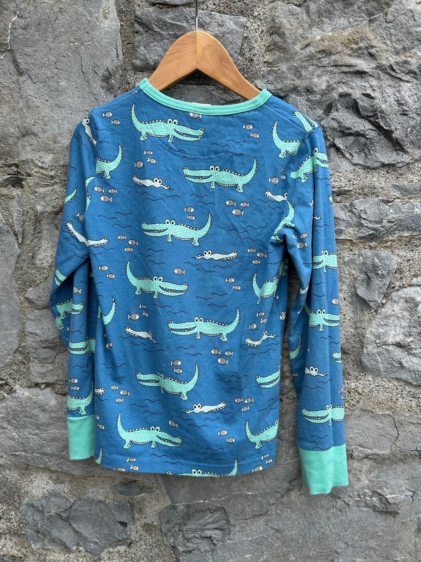 Crocodile blue top  9-10y (134-140cm)