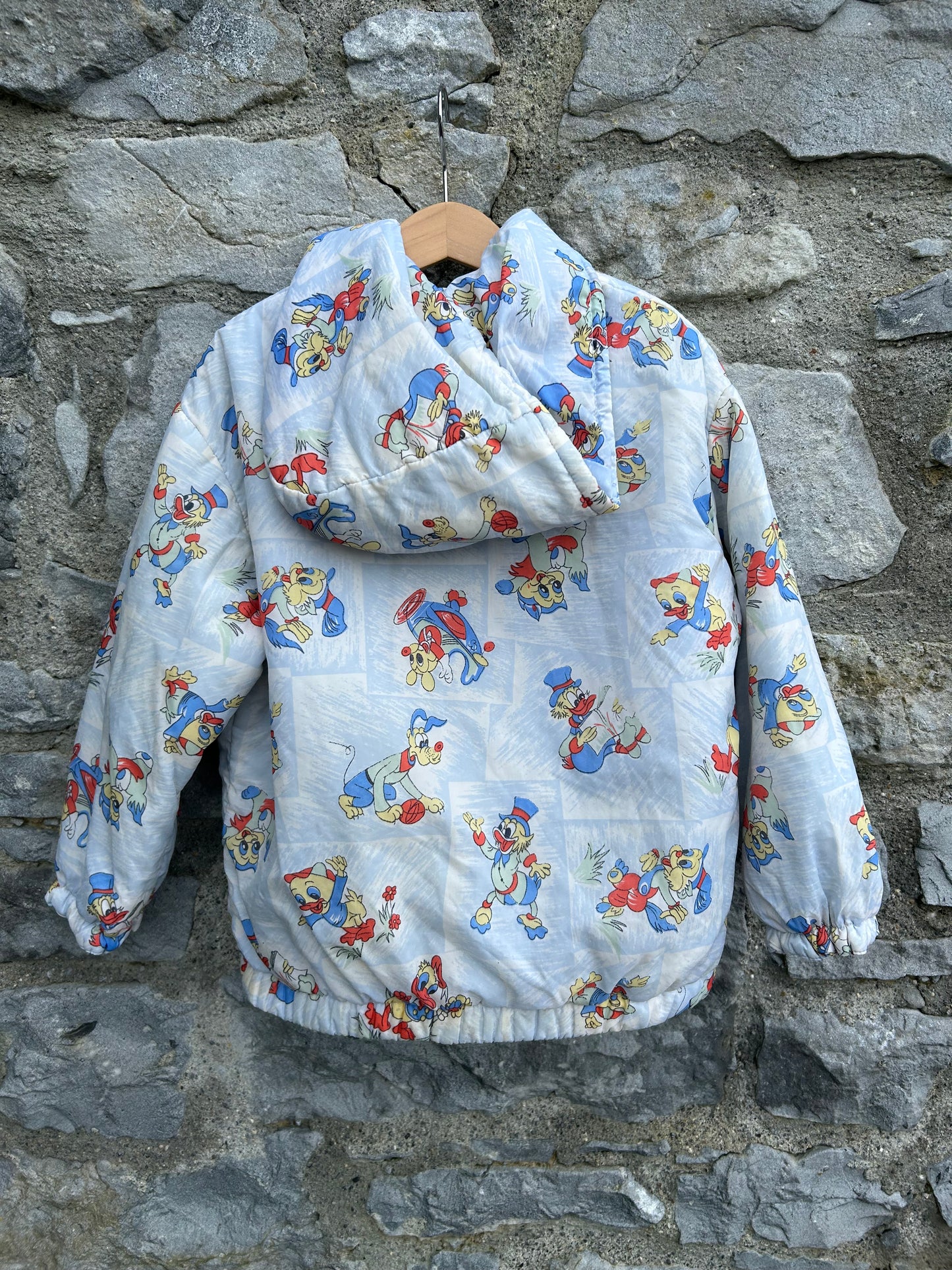 80s Disney characters blue jacket  3-4y (98-104cm)