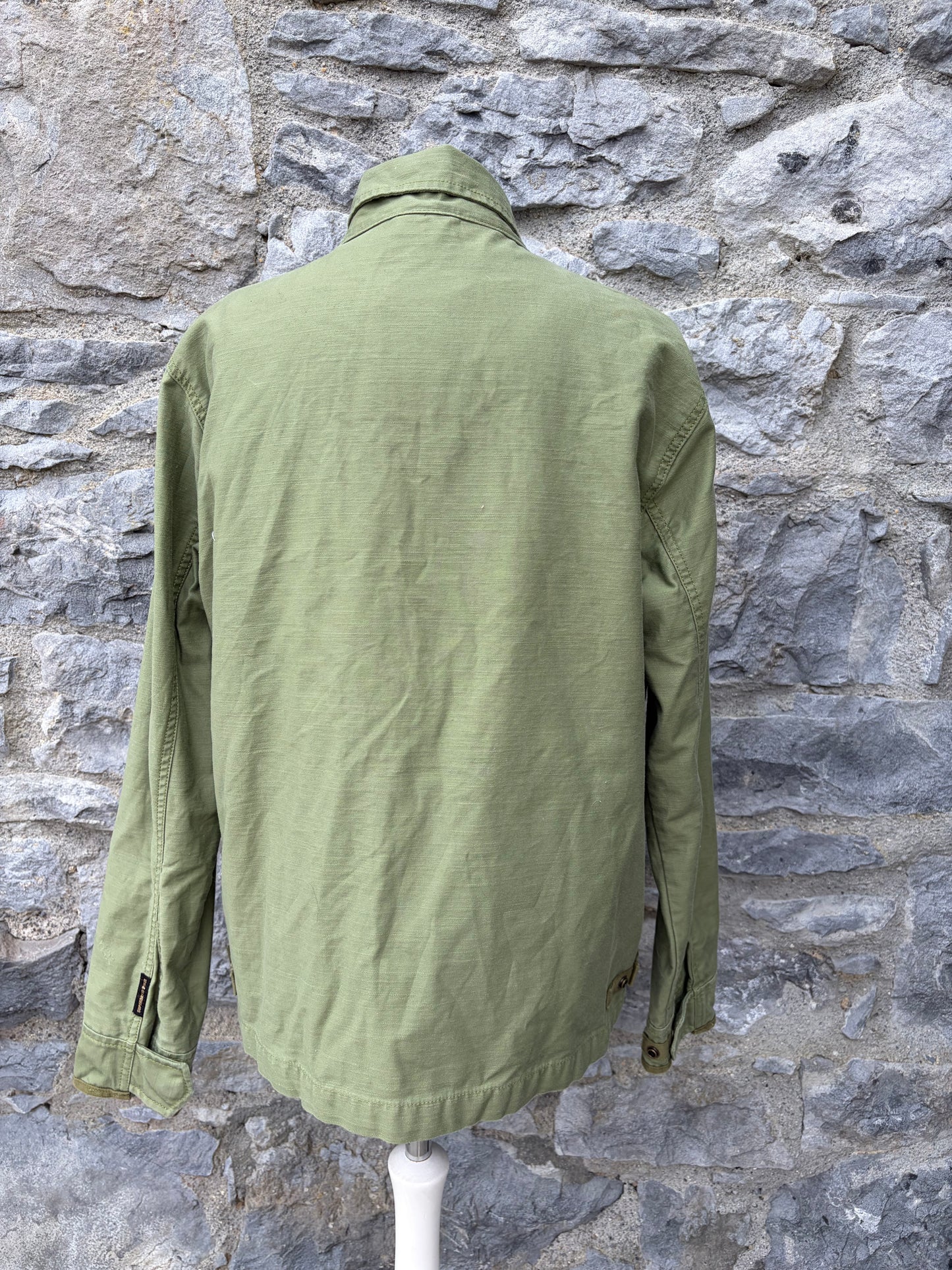 Olive green Field Deck Jacket Medium
