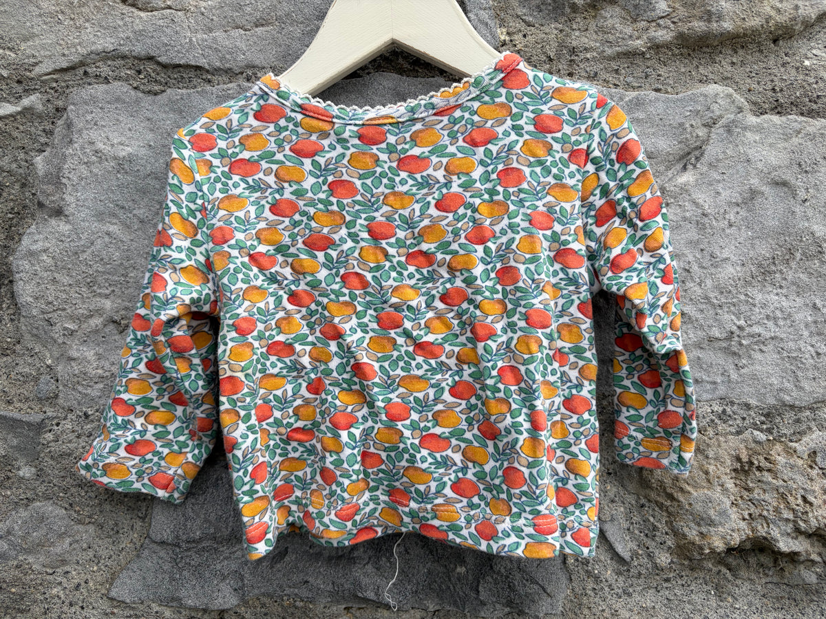 Autumn cord dungarees&top  3-6m (62-68cm)