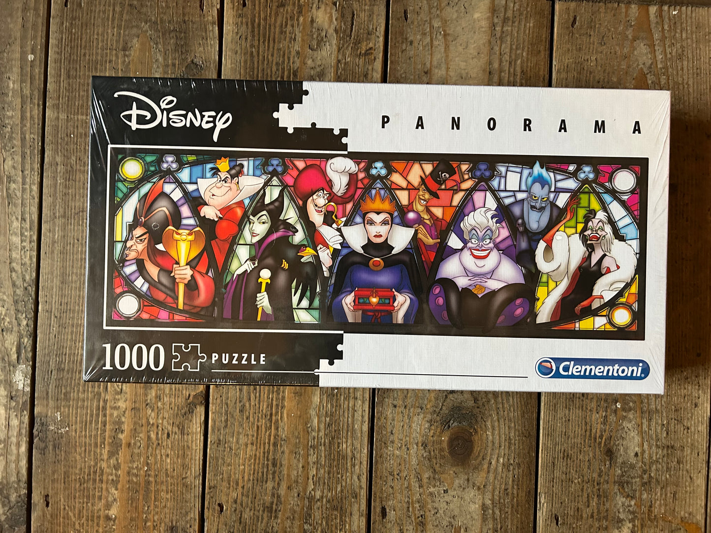 Disney Villains 1000 Piece Panorama Puzzle