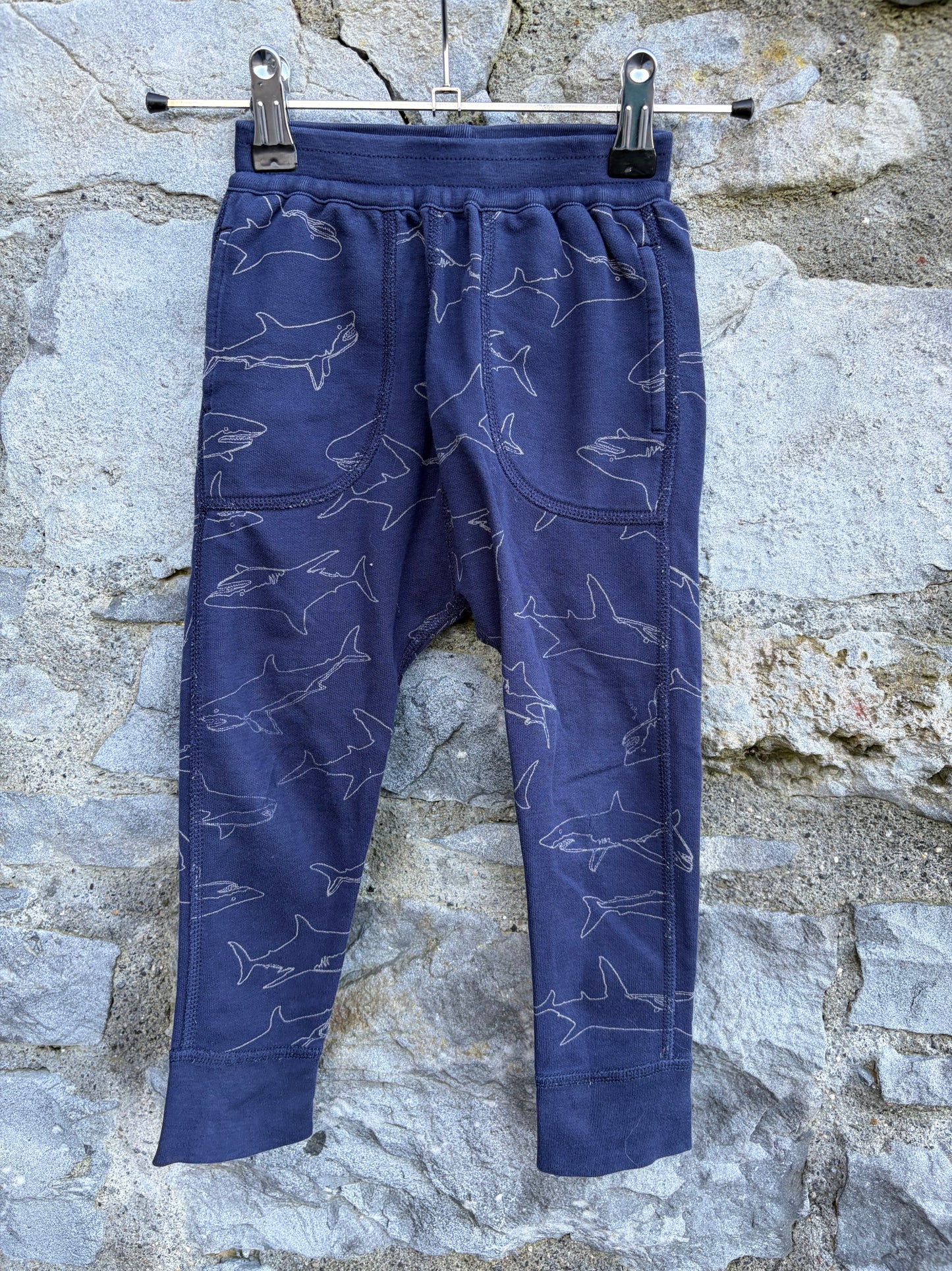 Shark navy pants  12-18m (80-86cm)