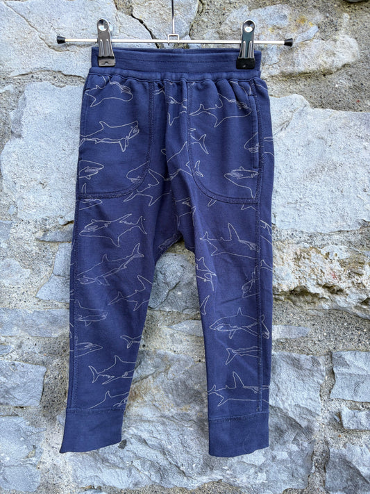 Shark navy pants  12-18m (80-86cm)
