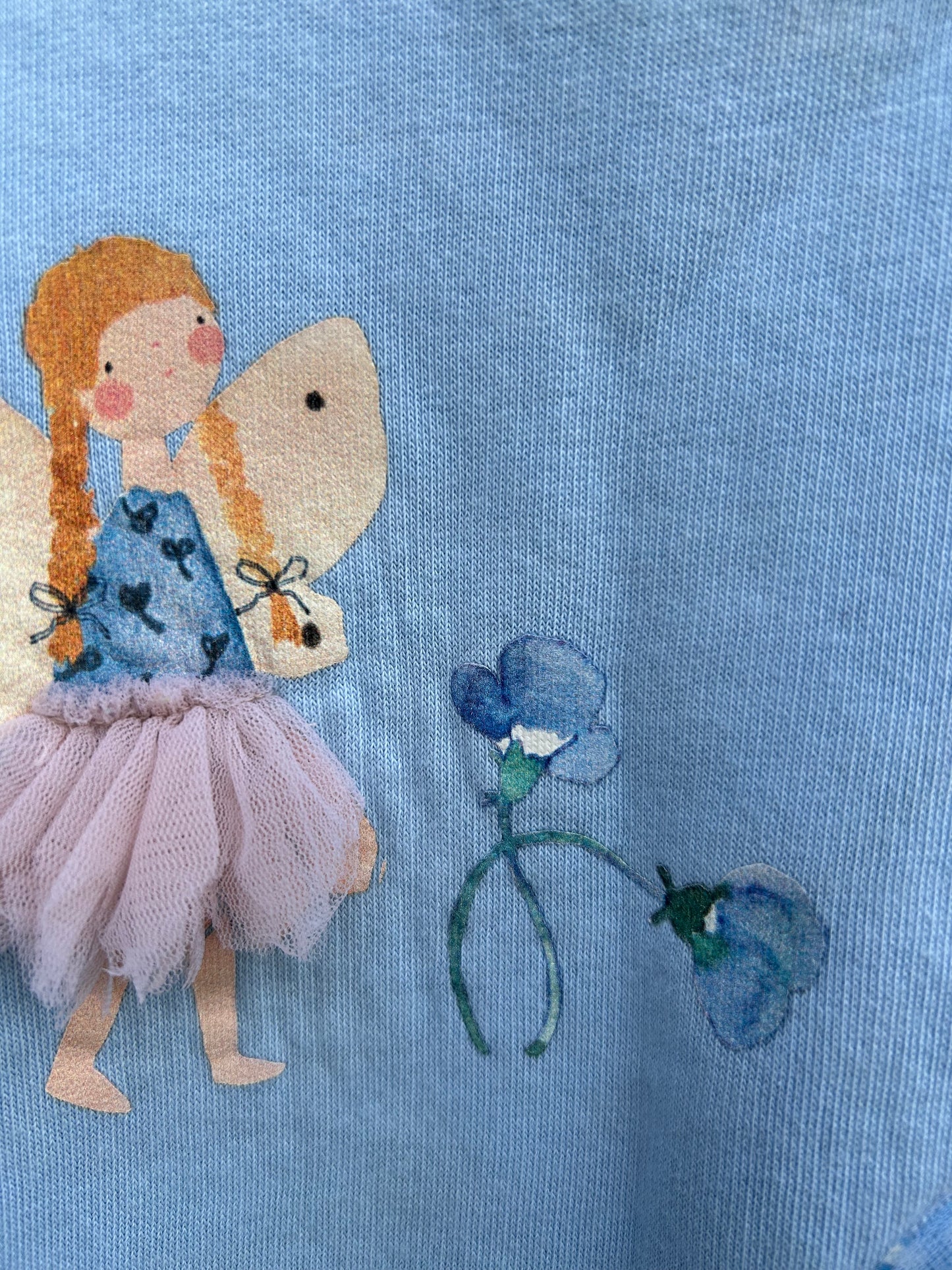 Fairies blue sweatshirt&leggings  2-3y (92-98cm)