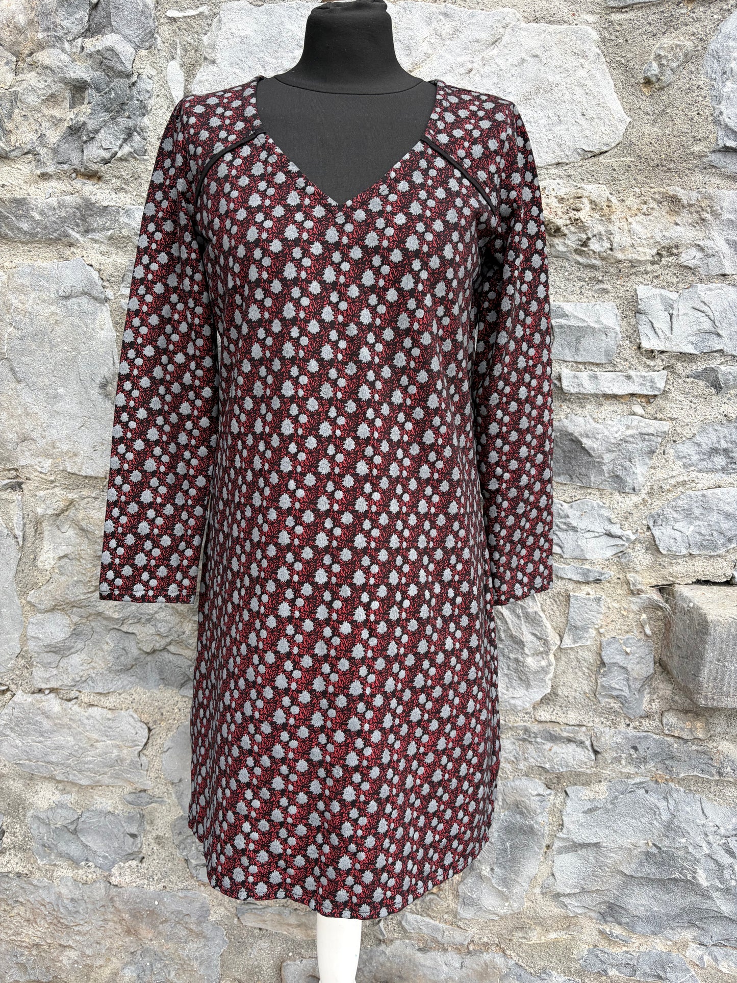 White&pinkflowers dress uk 10-12