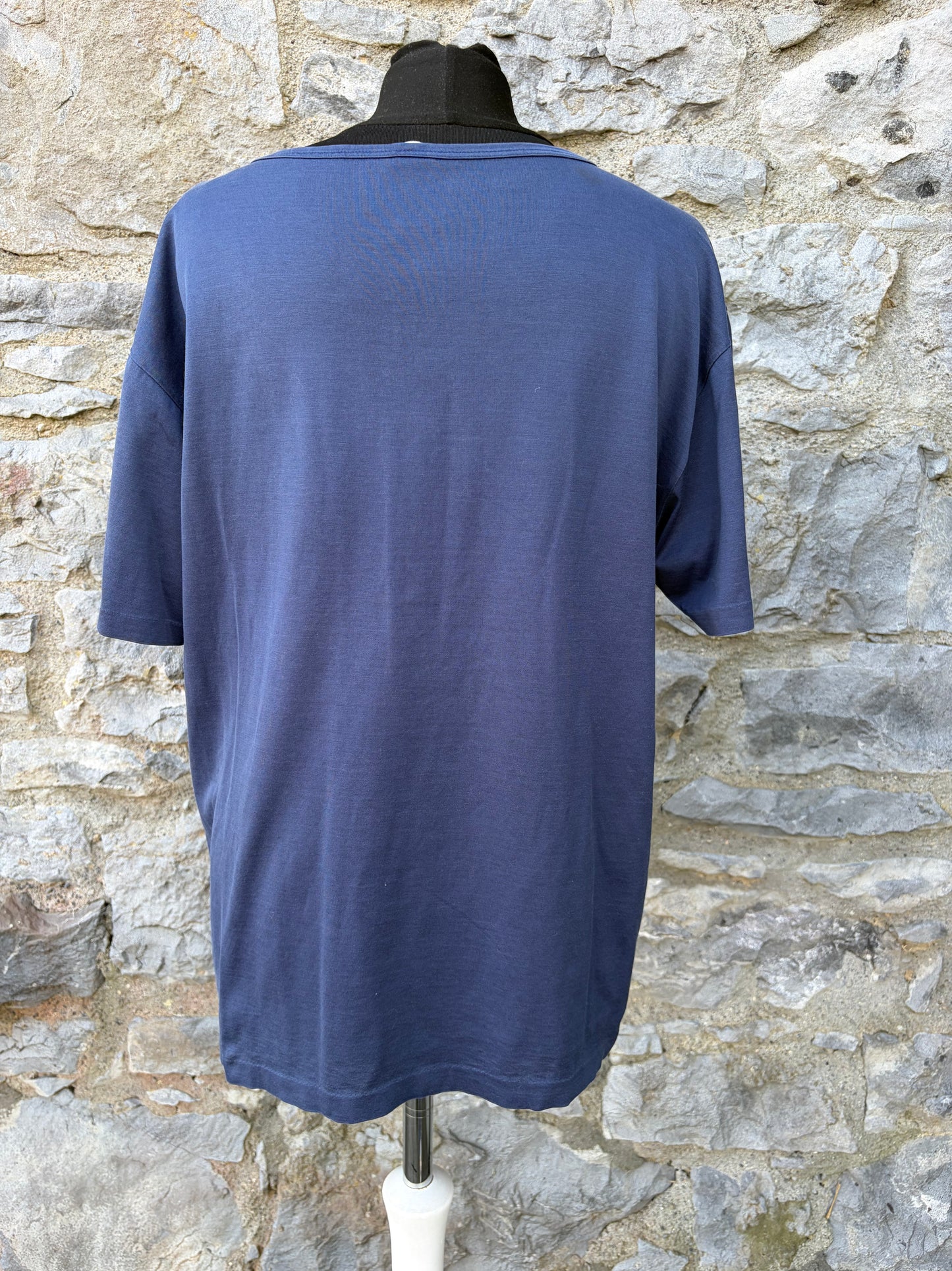 90s navy T-shirt uk 12-14