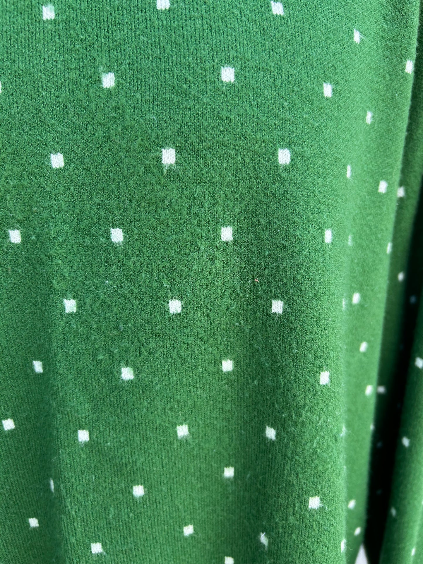 Green spotty jumper uk 16