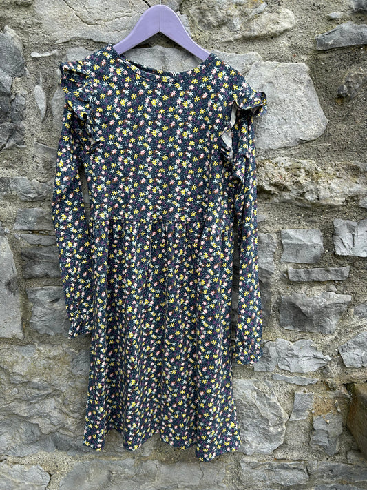 Yellow&pink charcoal dress 11-12y (146-152cm)