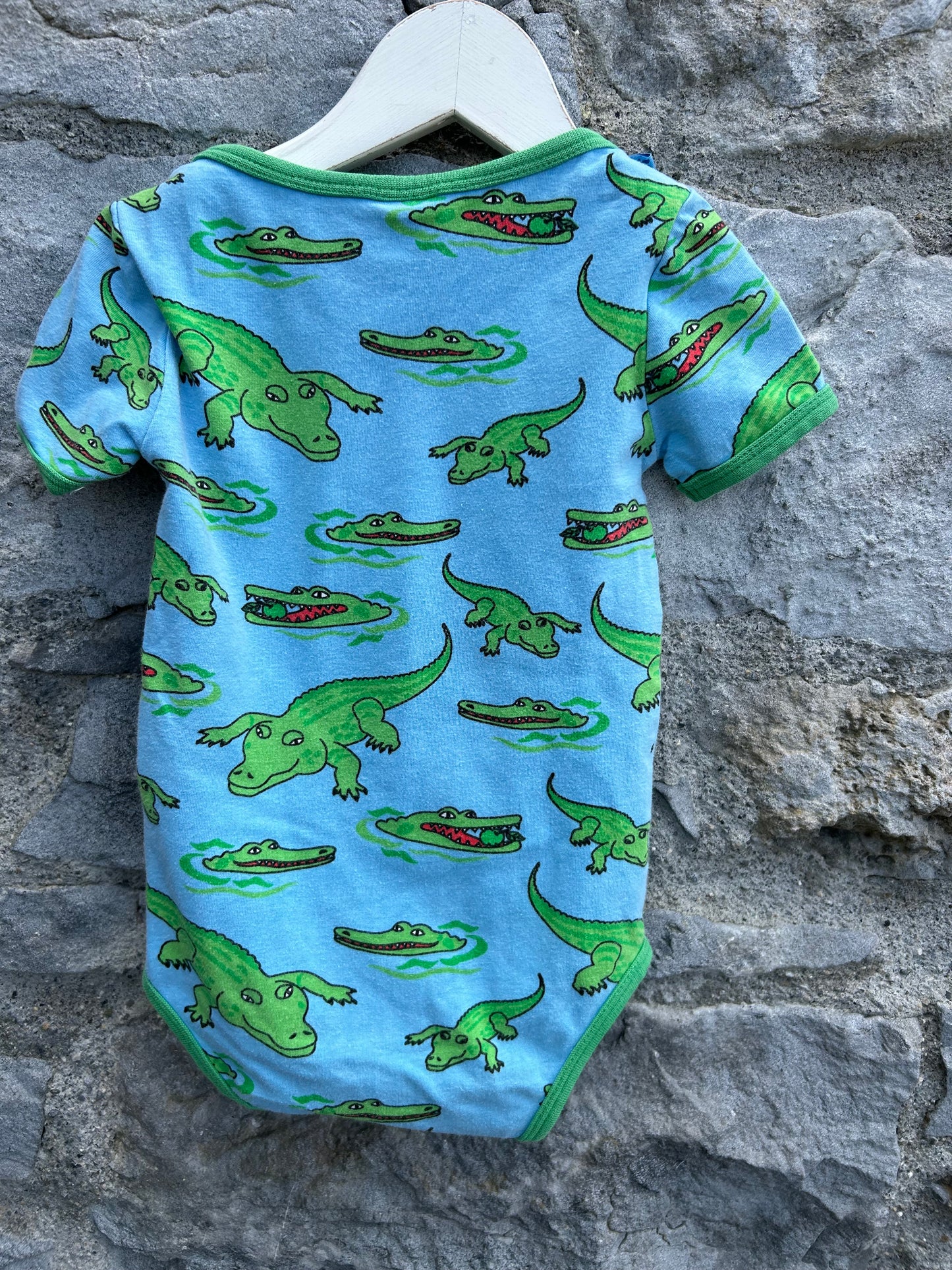 Crocodiles blue vest  9-12m (74-80cm)