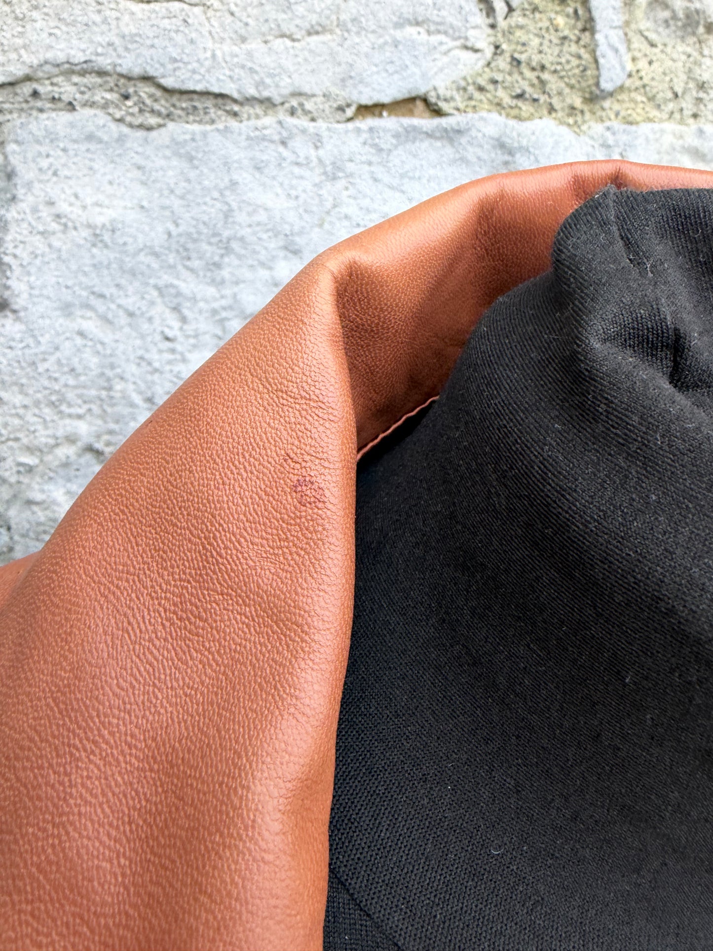 90s brown leather jacket uk 8-10