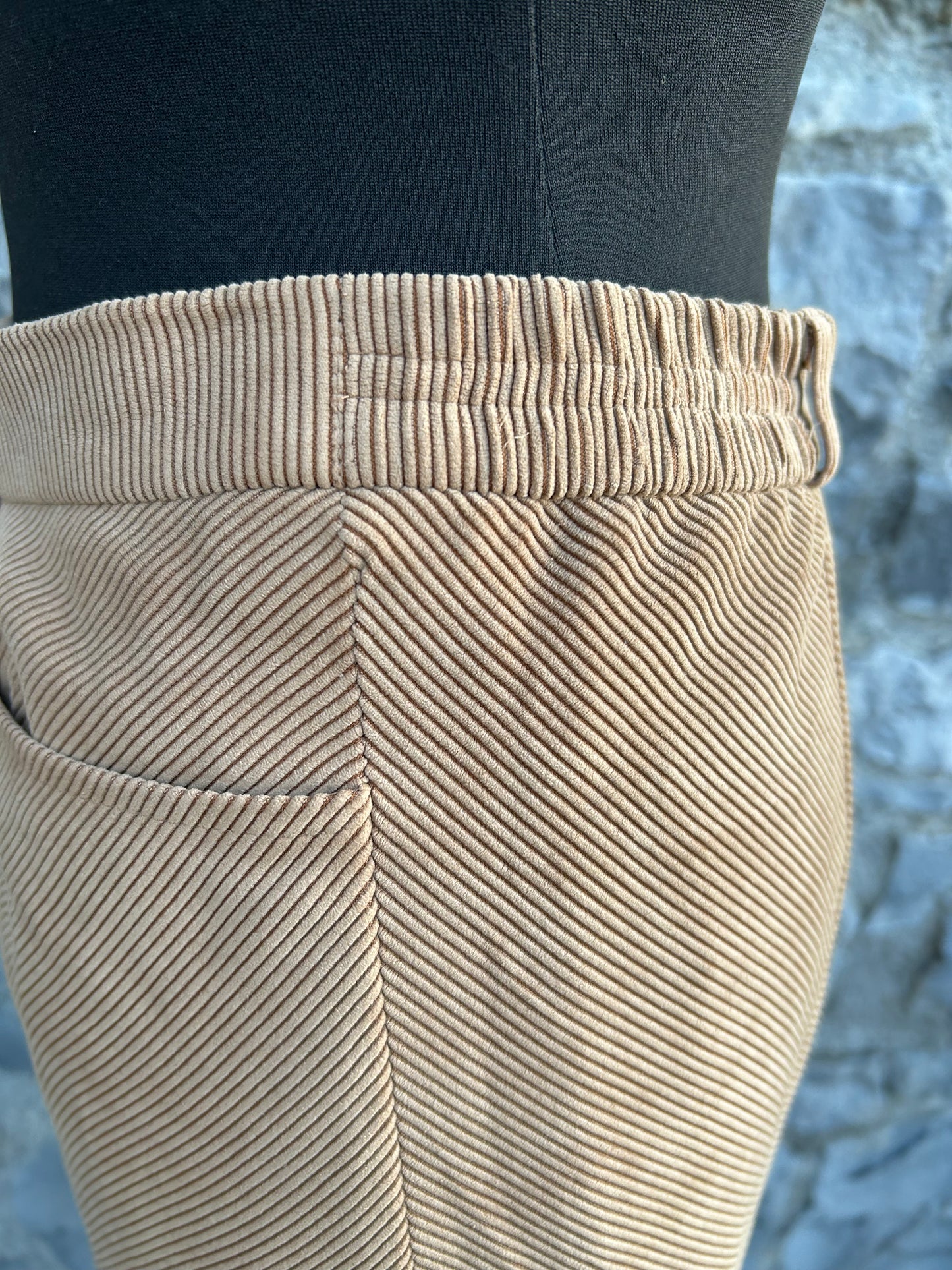 90s Brown cord skirt uk 10