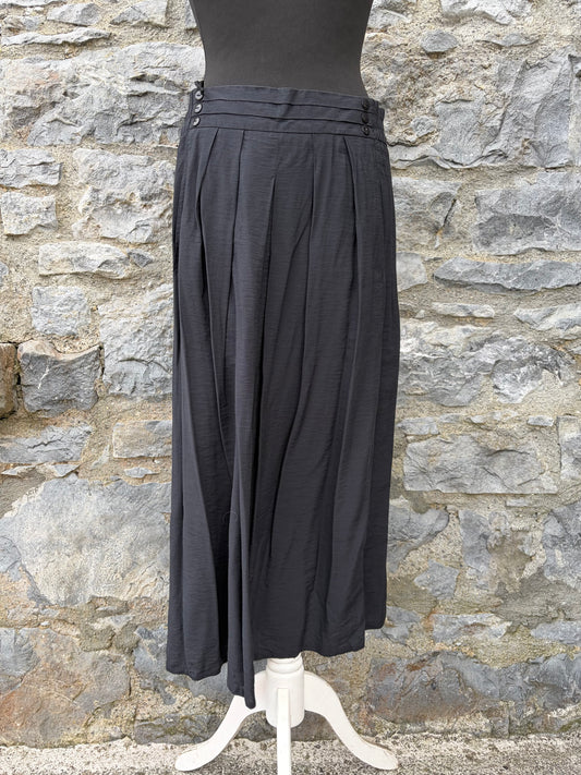 80s black skirt uk 10-12