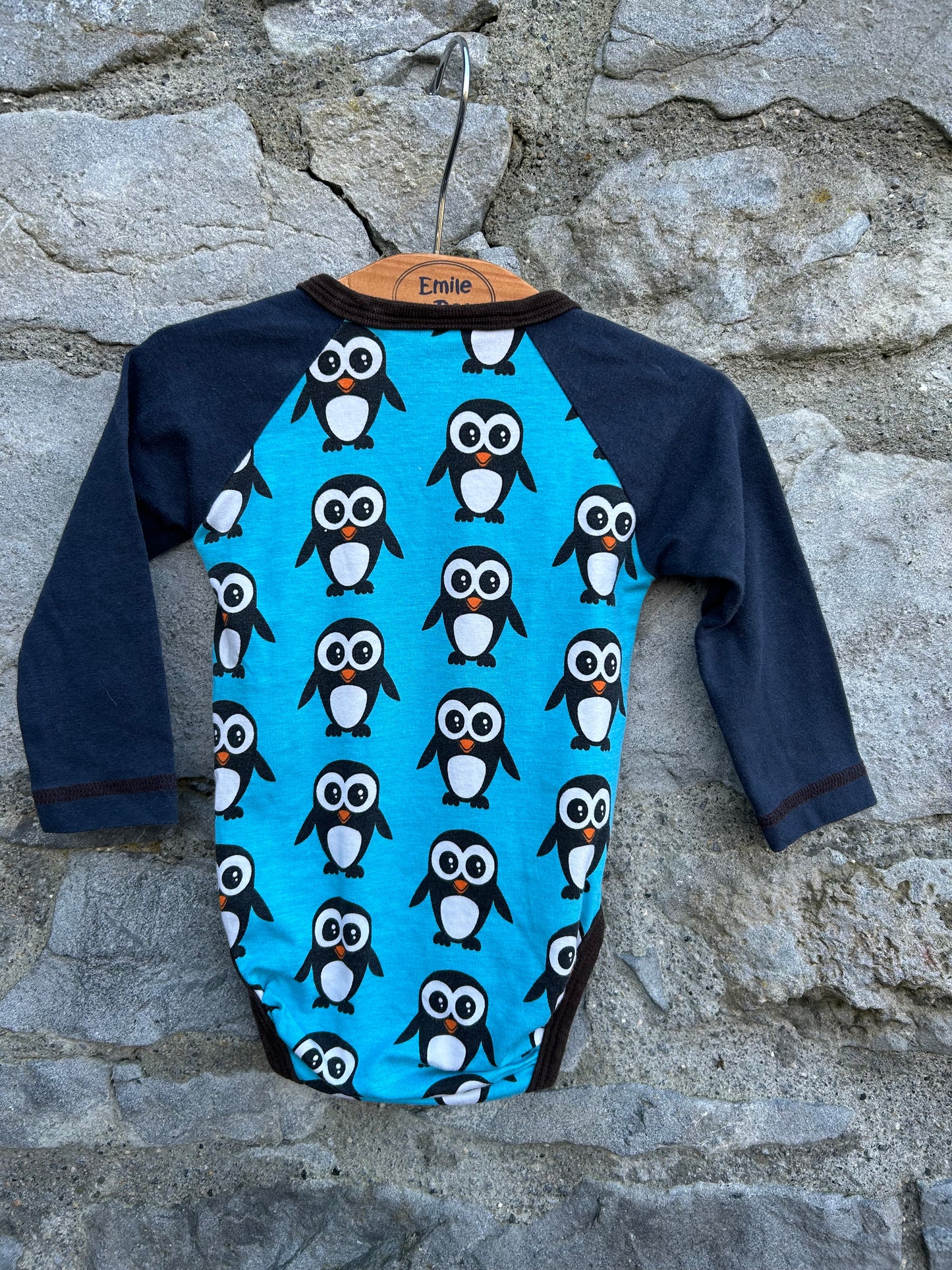 Penguin raglan vest  0-3m (56-62cm)