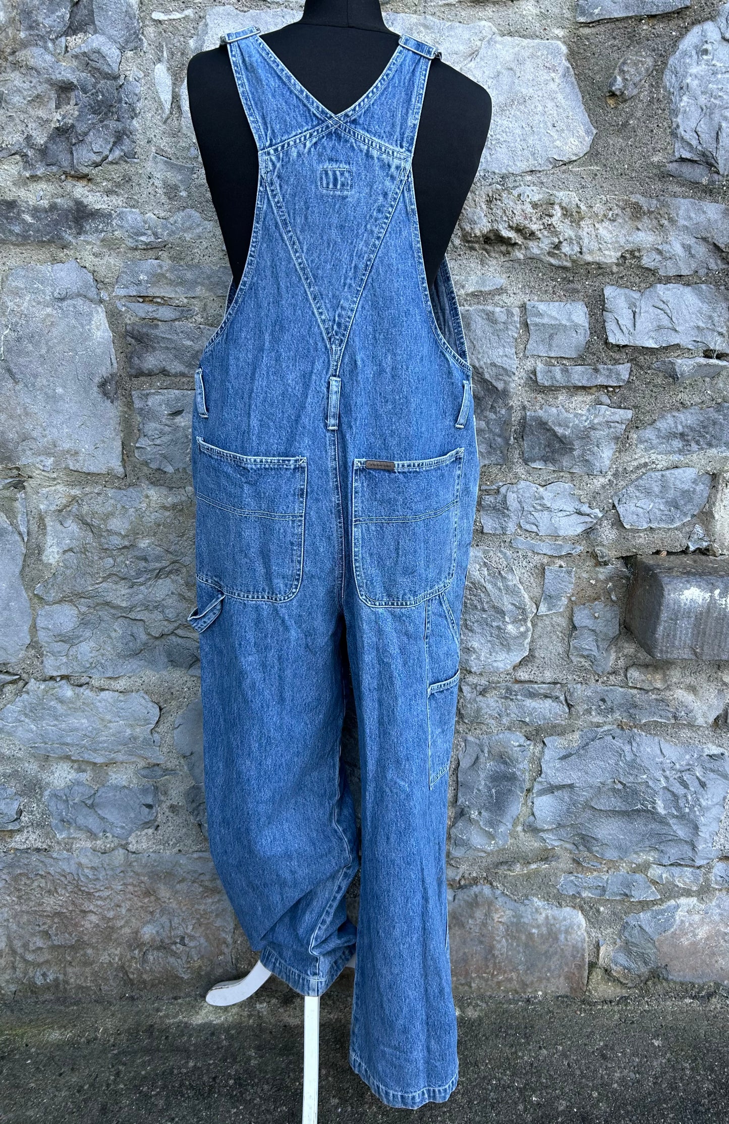 90s CK denim dungarees uk 16