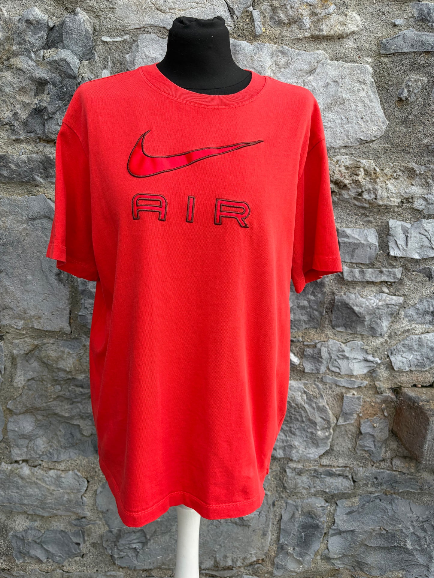 Relaxed red T-shirt uk 12-14