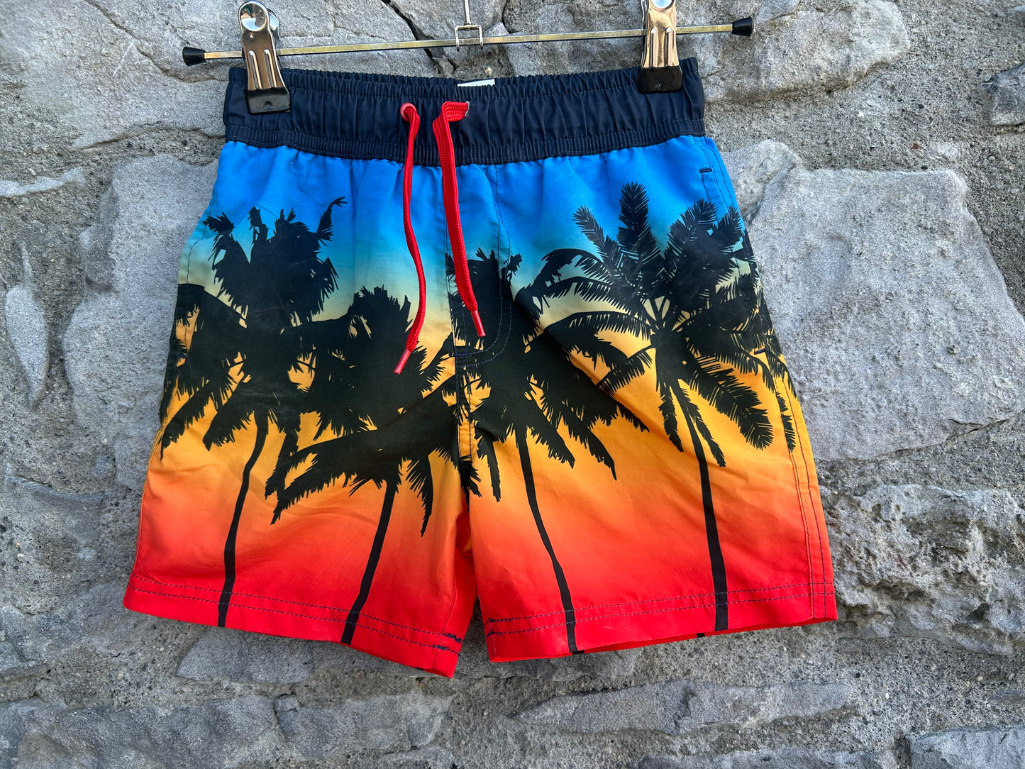 Sunset Palms swim shorts  5-6y (110-116cm)
