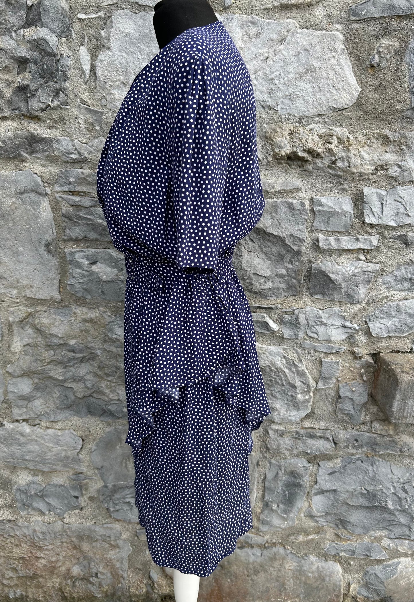 80s polka dots dress uk 8
