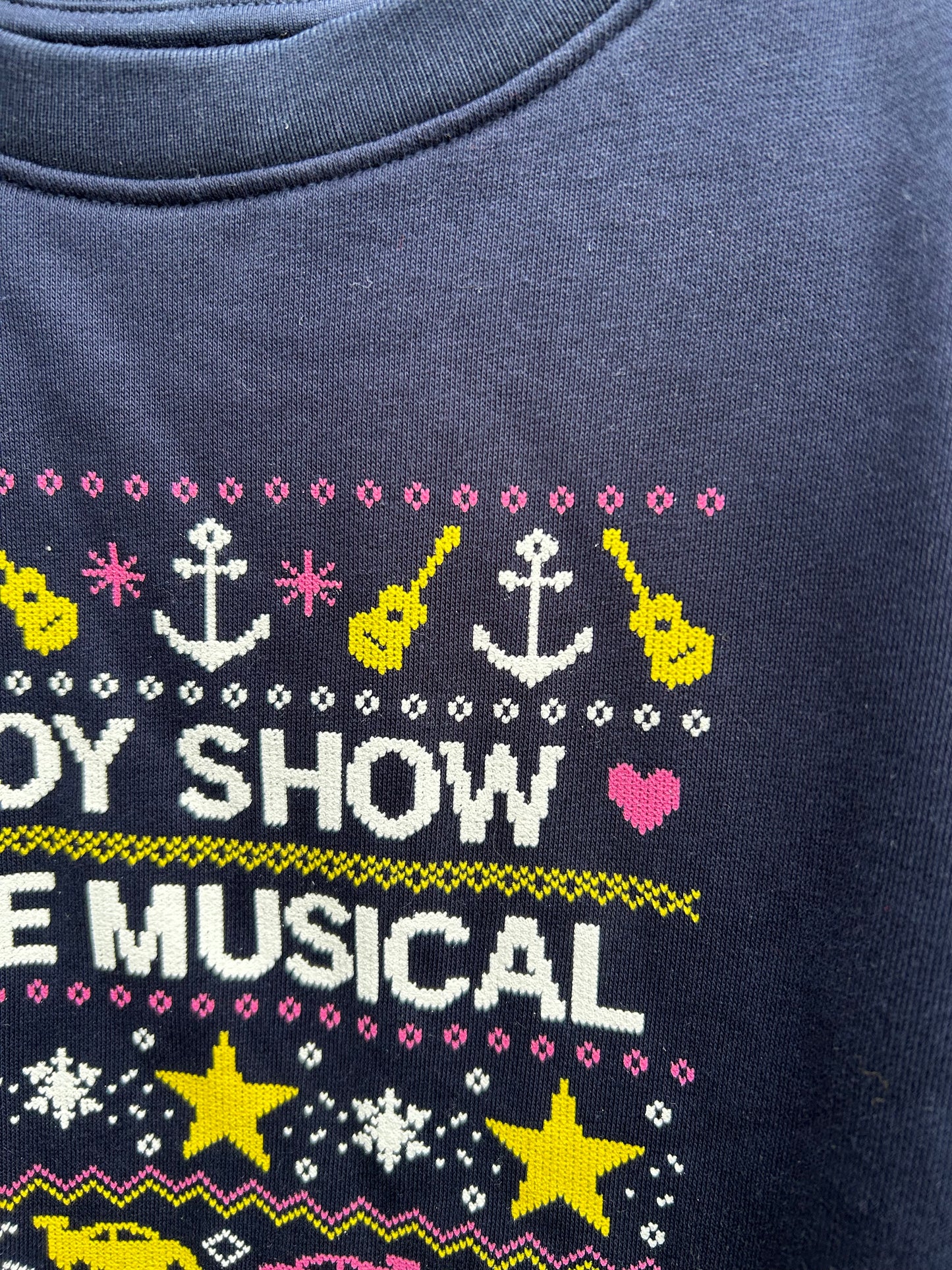 Toy show navy sweatshirt  9-11y (134-146cm)