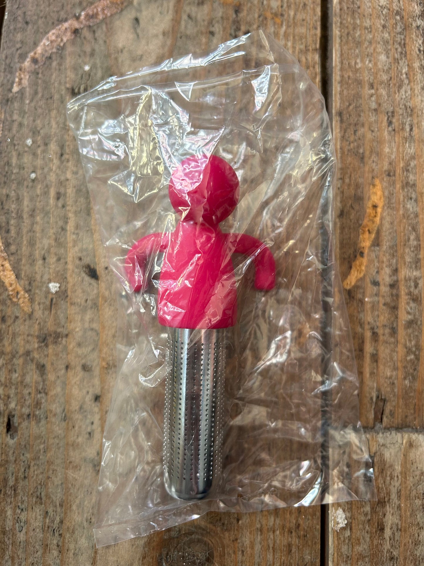 Pink tea infuser