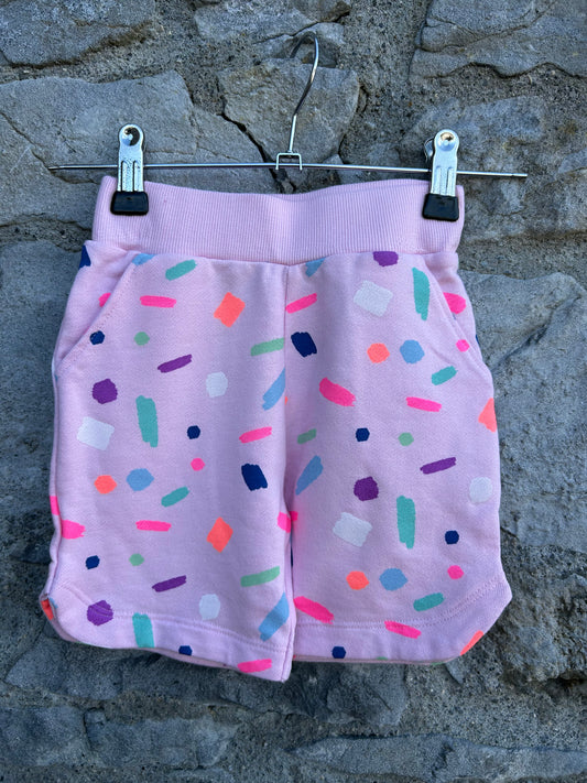 Spotty pink shorts  2-3y (92-98cm)