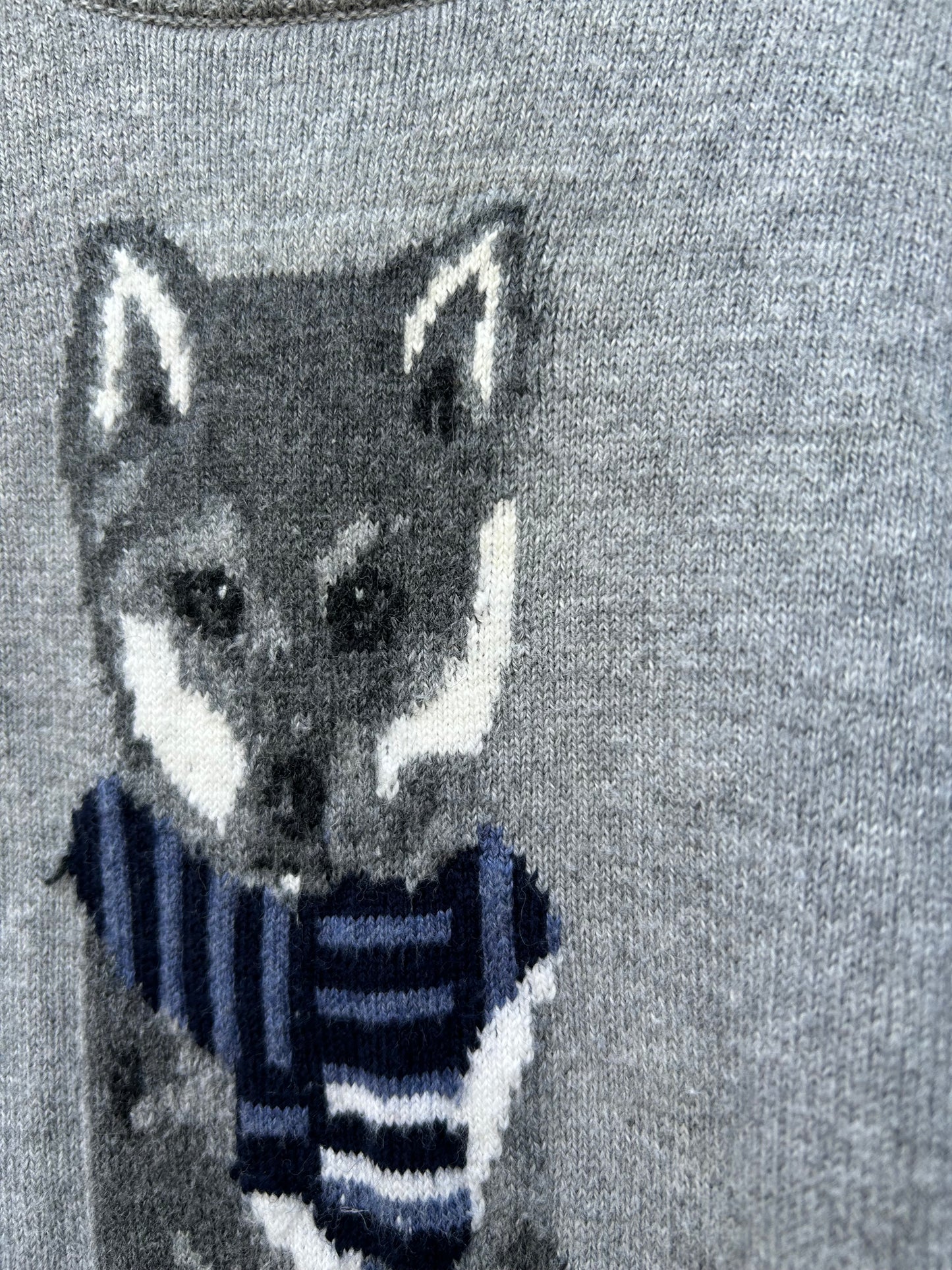Grey fox jumper 3-6m (62-68cm)