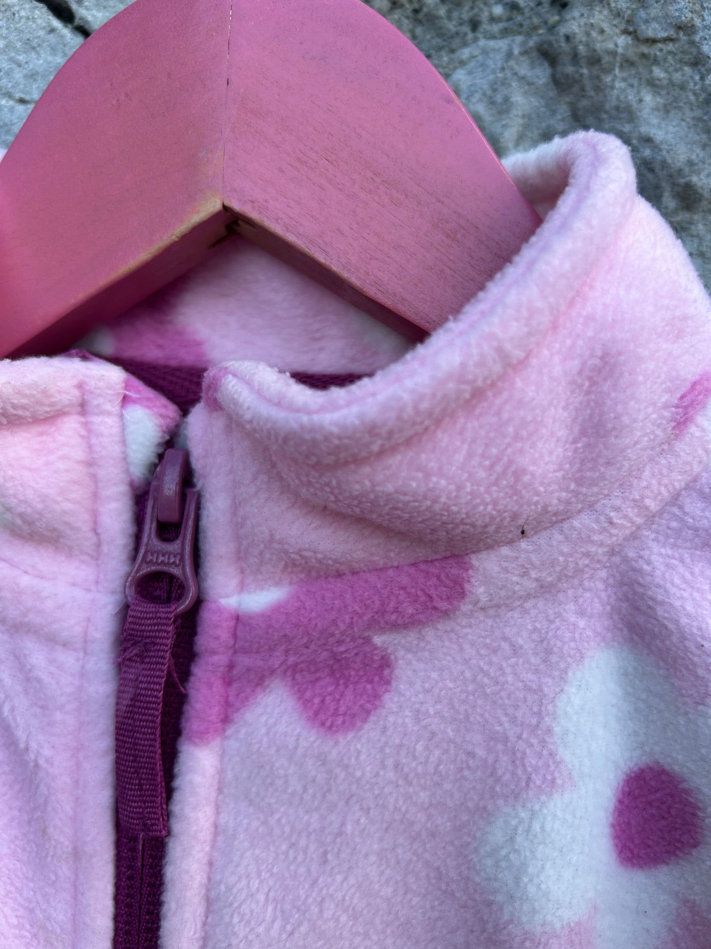 Pink floral fleece  3-4y (98-104cm)