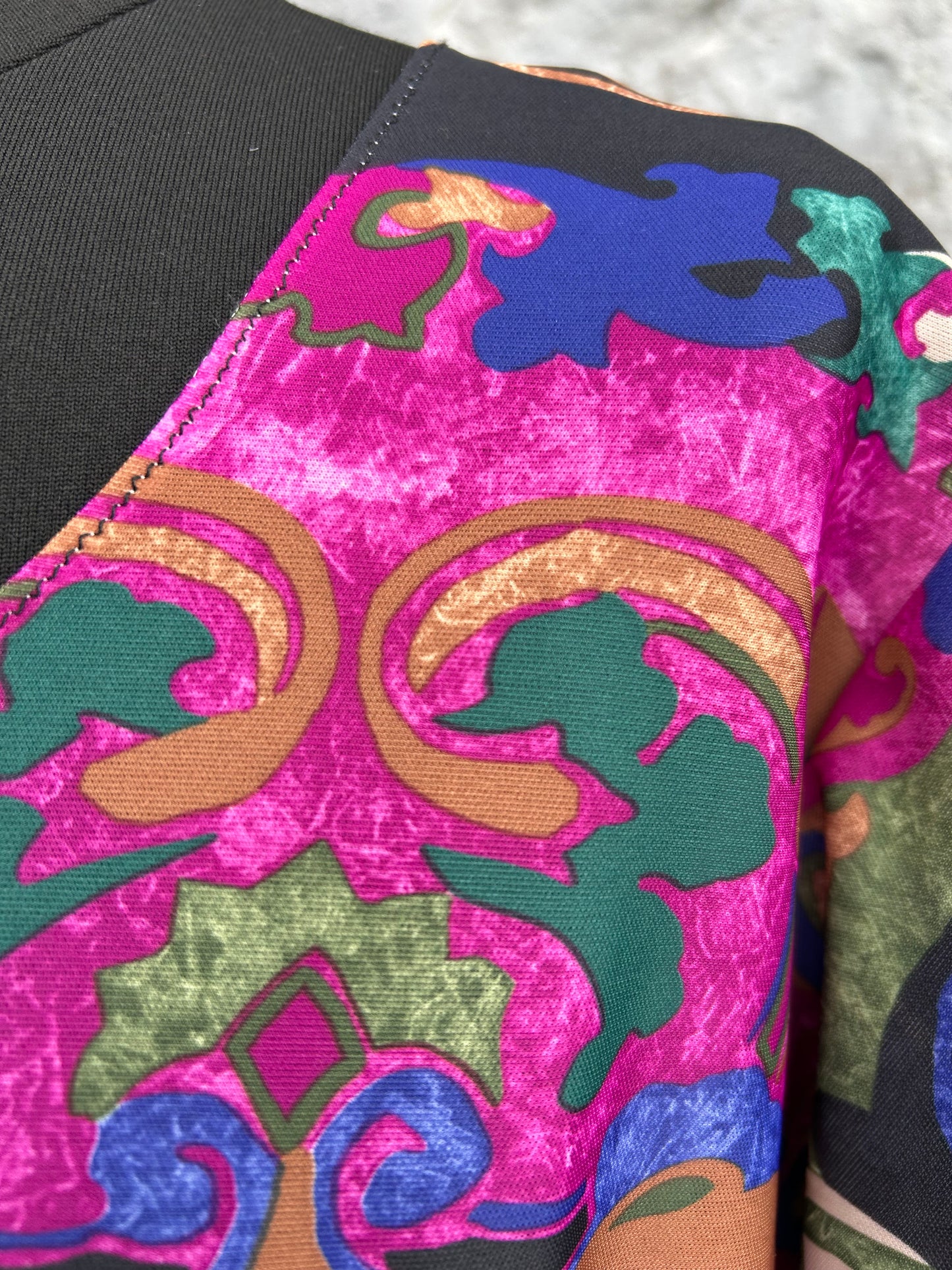 90s Pink&purple panel dress uk 12-14