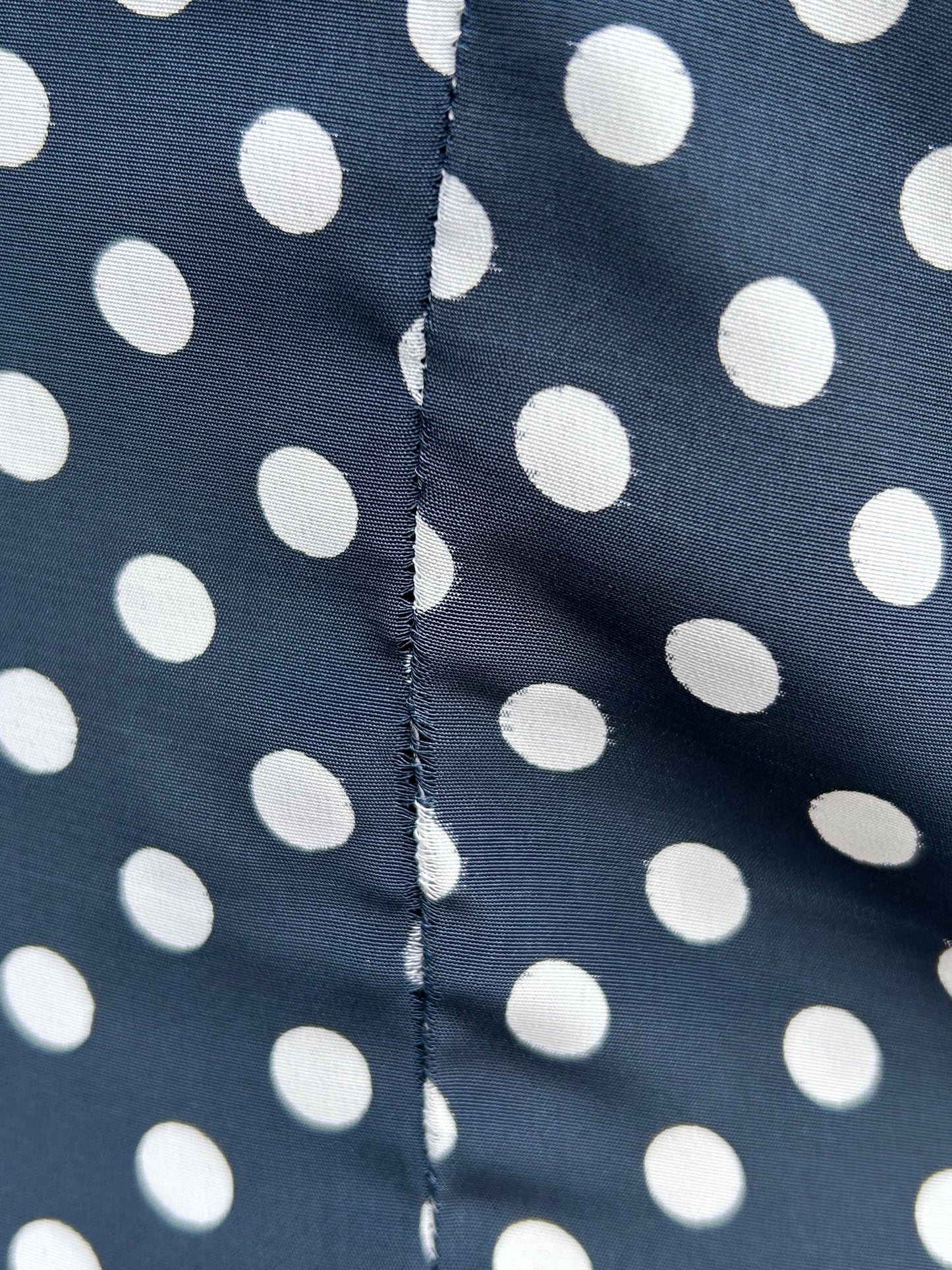 80s polka dots navy dress uk 12