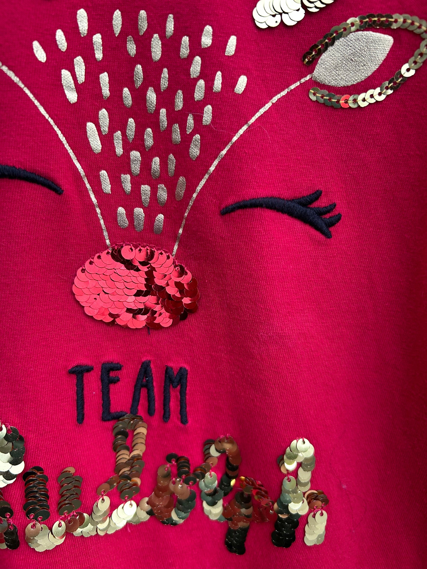 Team Rudolf red top  9-10y (134-140cm)