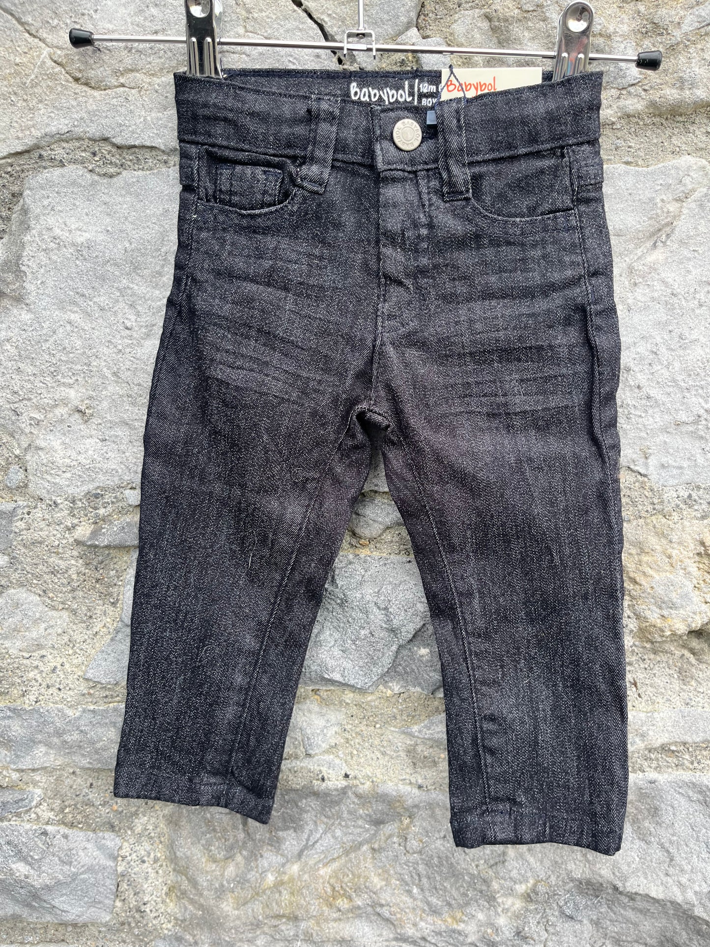 Charcoal jeans 9-12m (74-80cm)