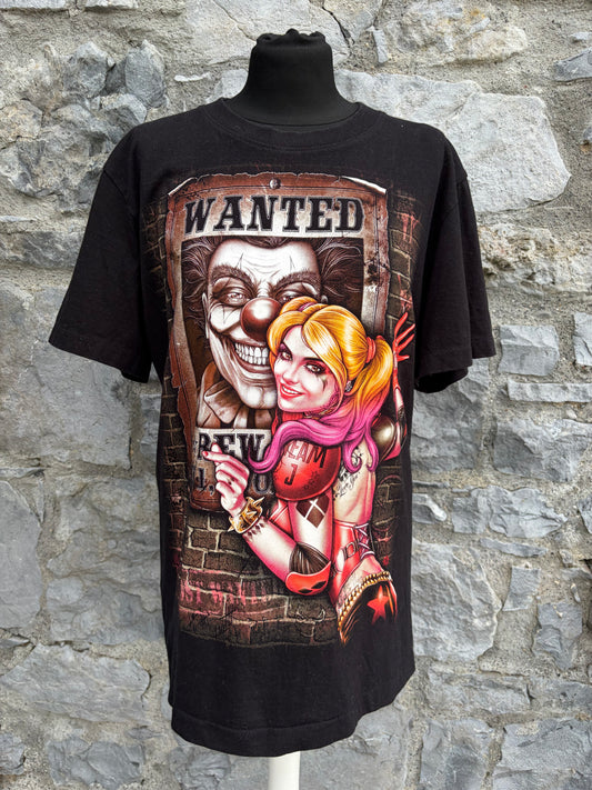 Wanted Jocker black t-shirt Medium