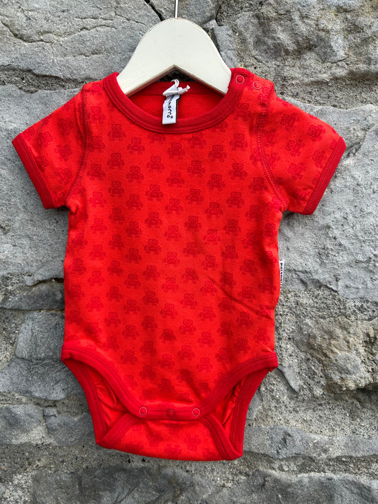 Mono red robots vest  0-1m (50-56cm)
