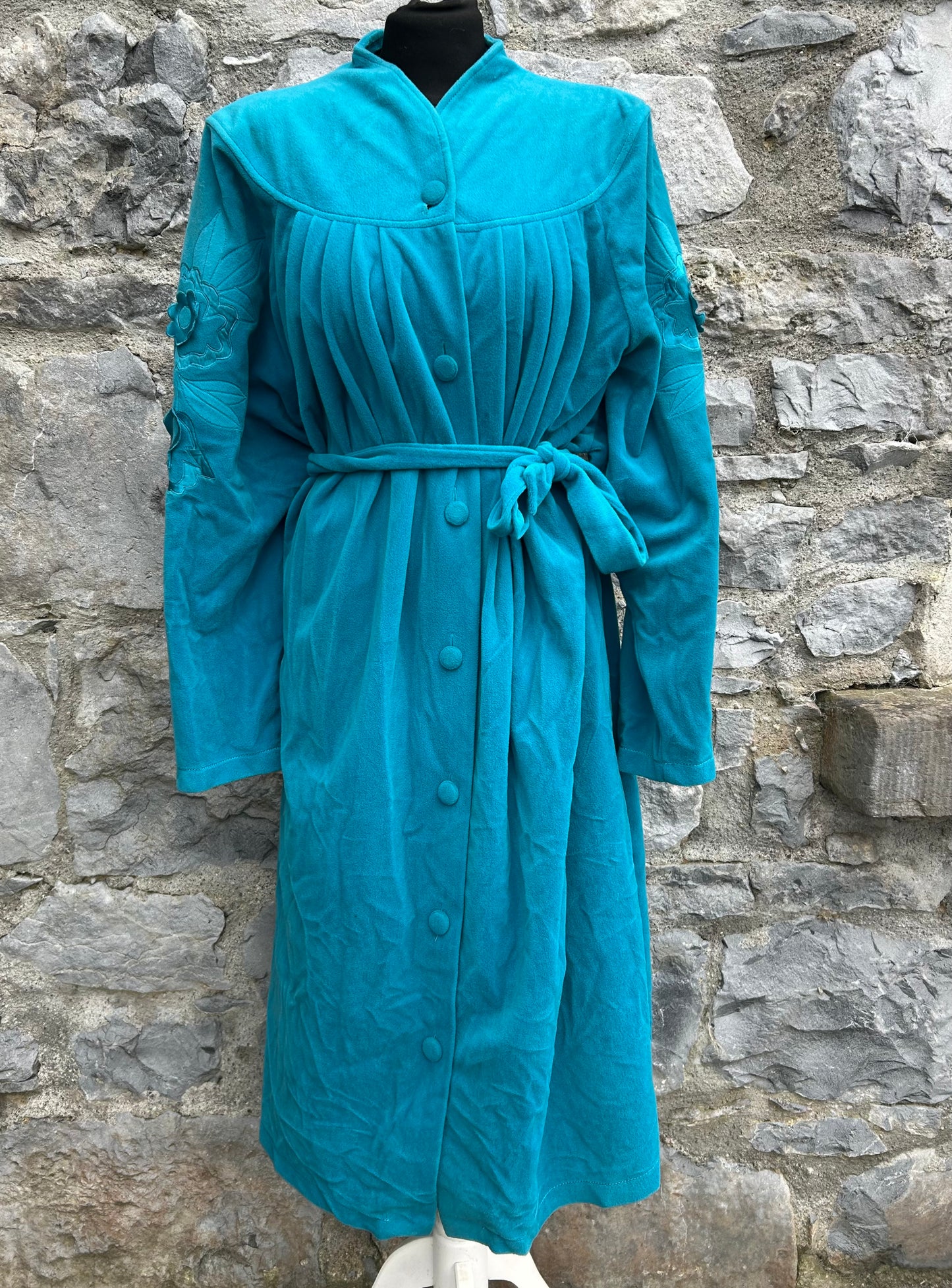 80s petrol velvet nightgown uk 16-18