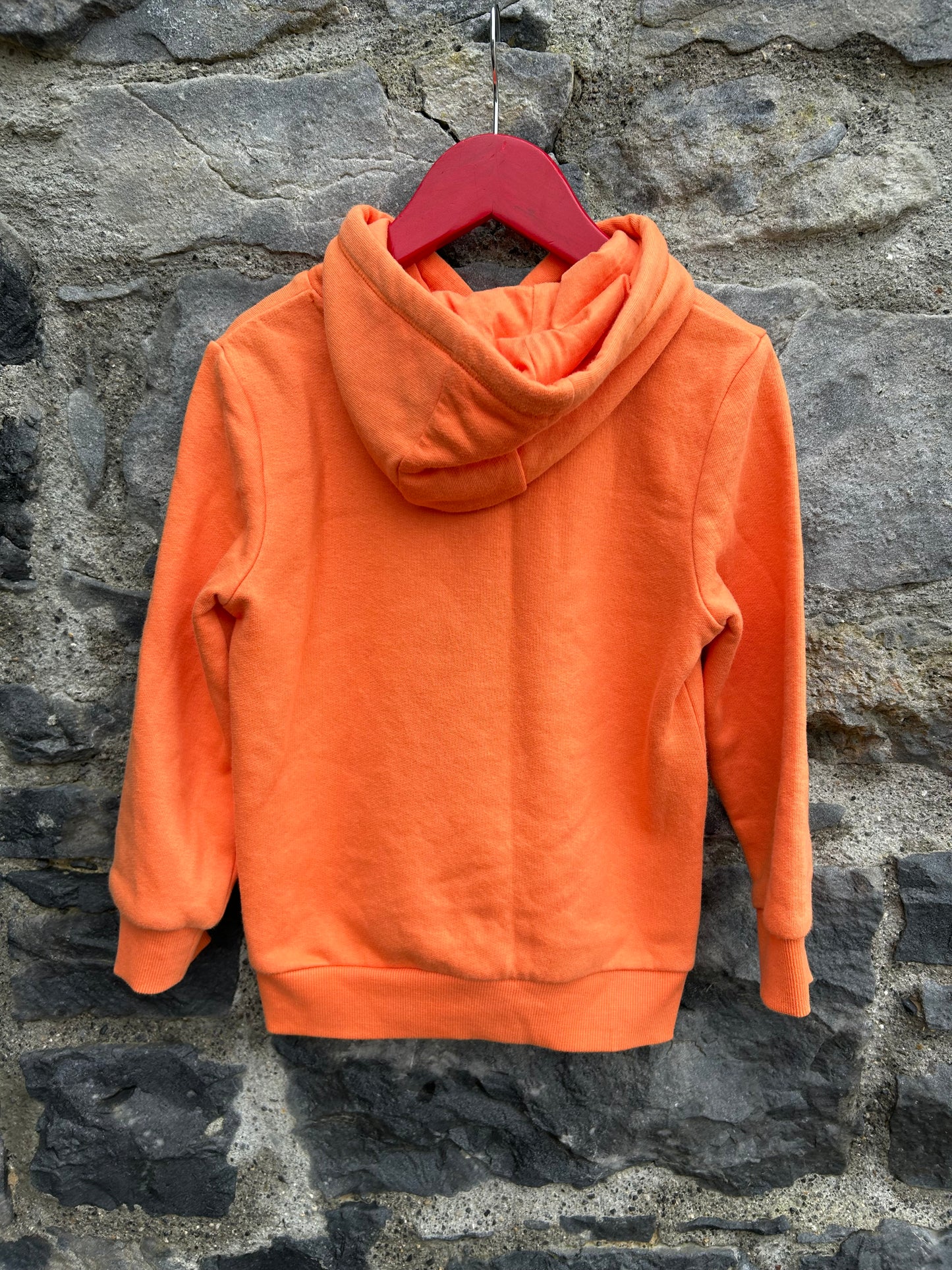 Crocodiles orange hoodie  5-6y (110-116cm)