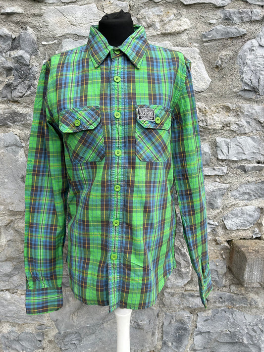 Green check shirt Small