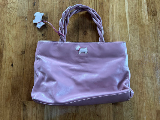 Old pink handbag