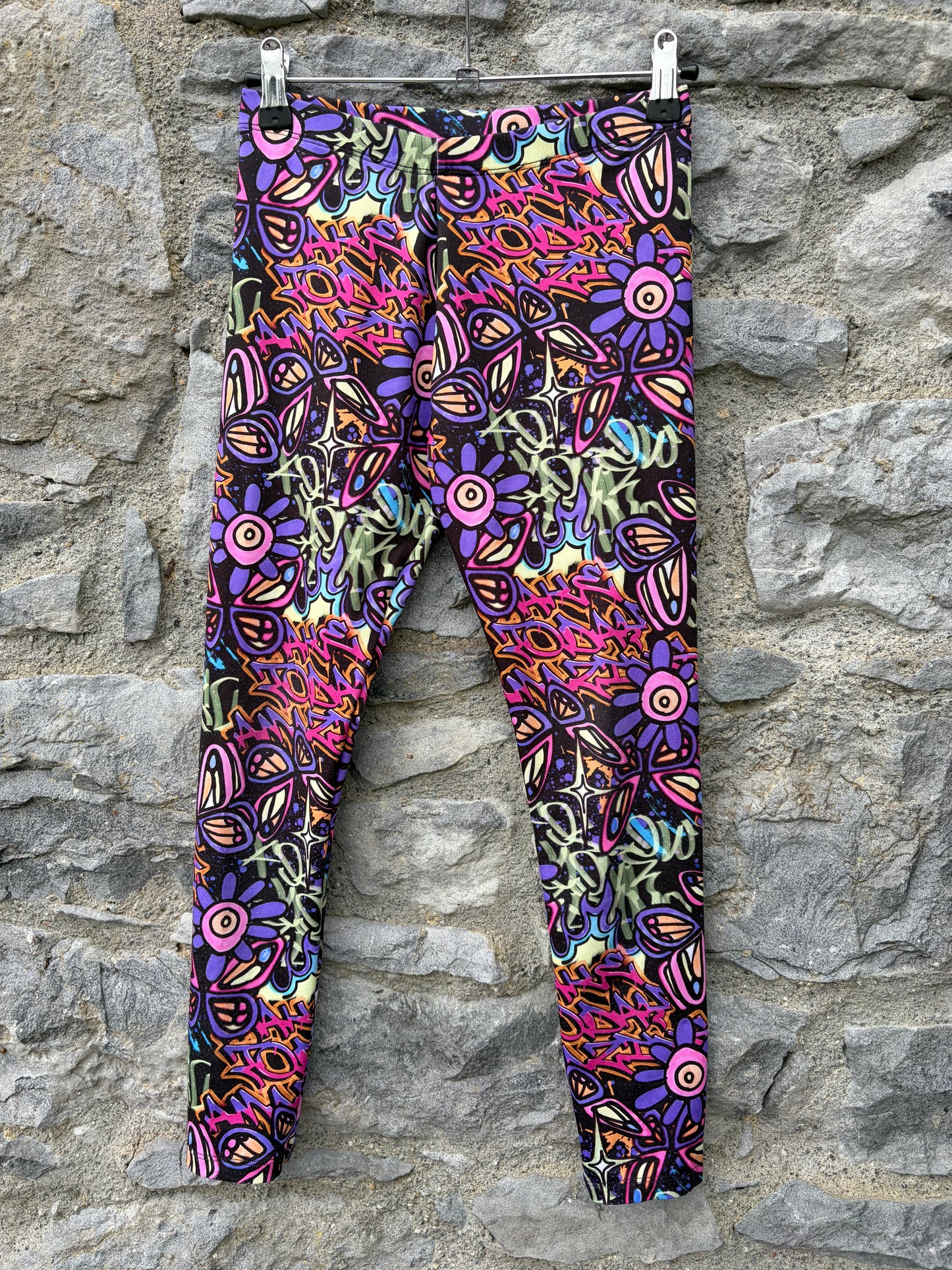 Abstract colourful leggings  9-10y (134-140cm)