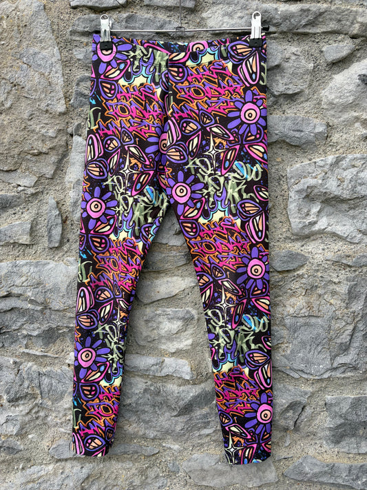 Abstract colourful leggings  9-10y (134-140cm)