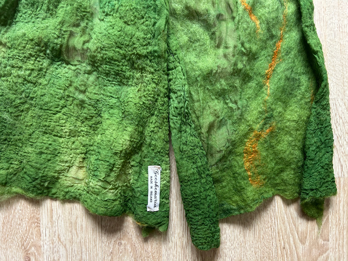 Green scarf