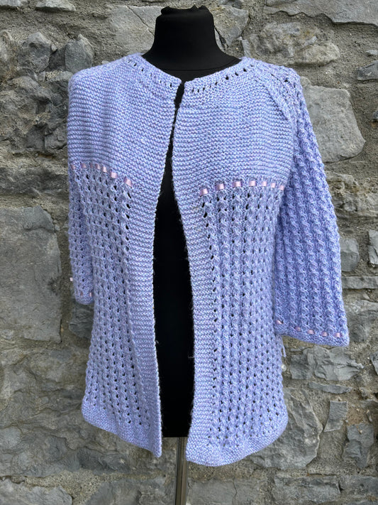 Lilac open cardigan uk 8-10