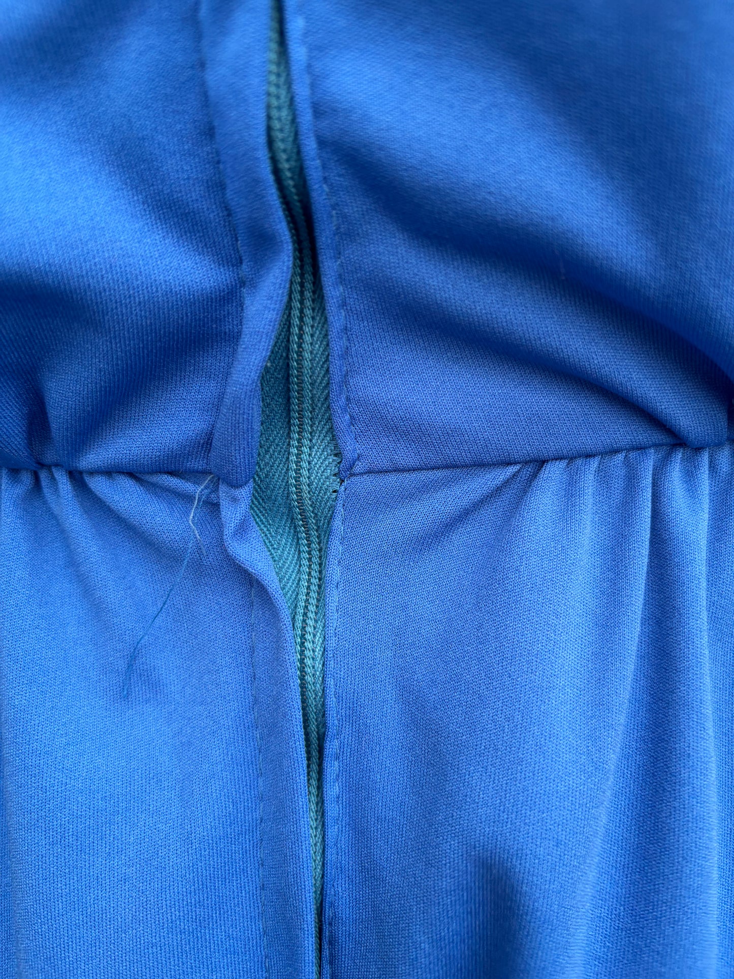 80s blue dress uk 6-8