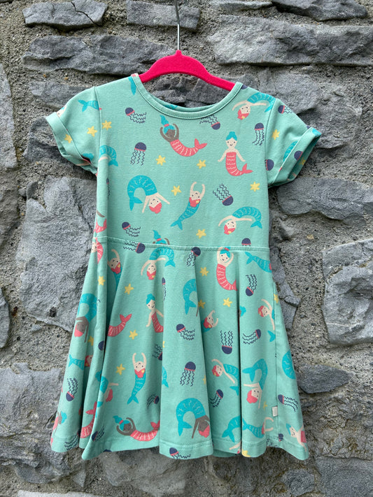 Mermaids green dress 12-18m (80-86cm)