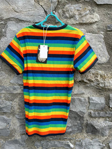 Freddie Stripe Soda Tee   7y (122cm)