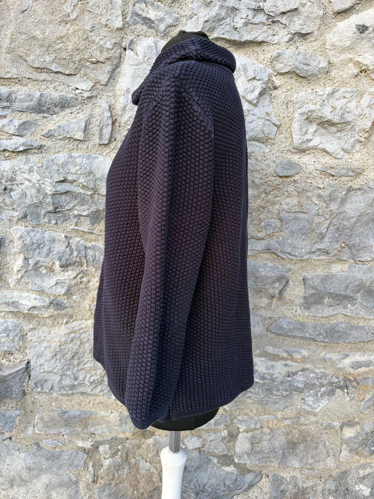 Cowl neck textured knit jumper uk 14