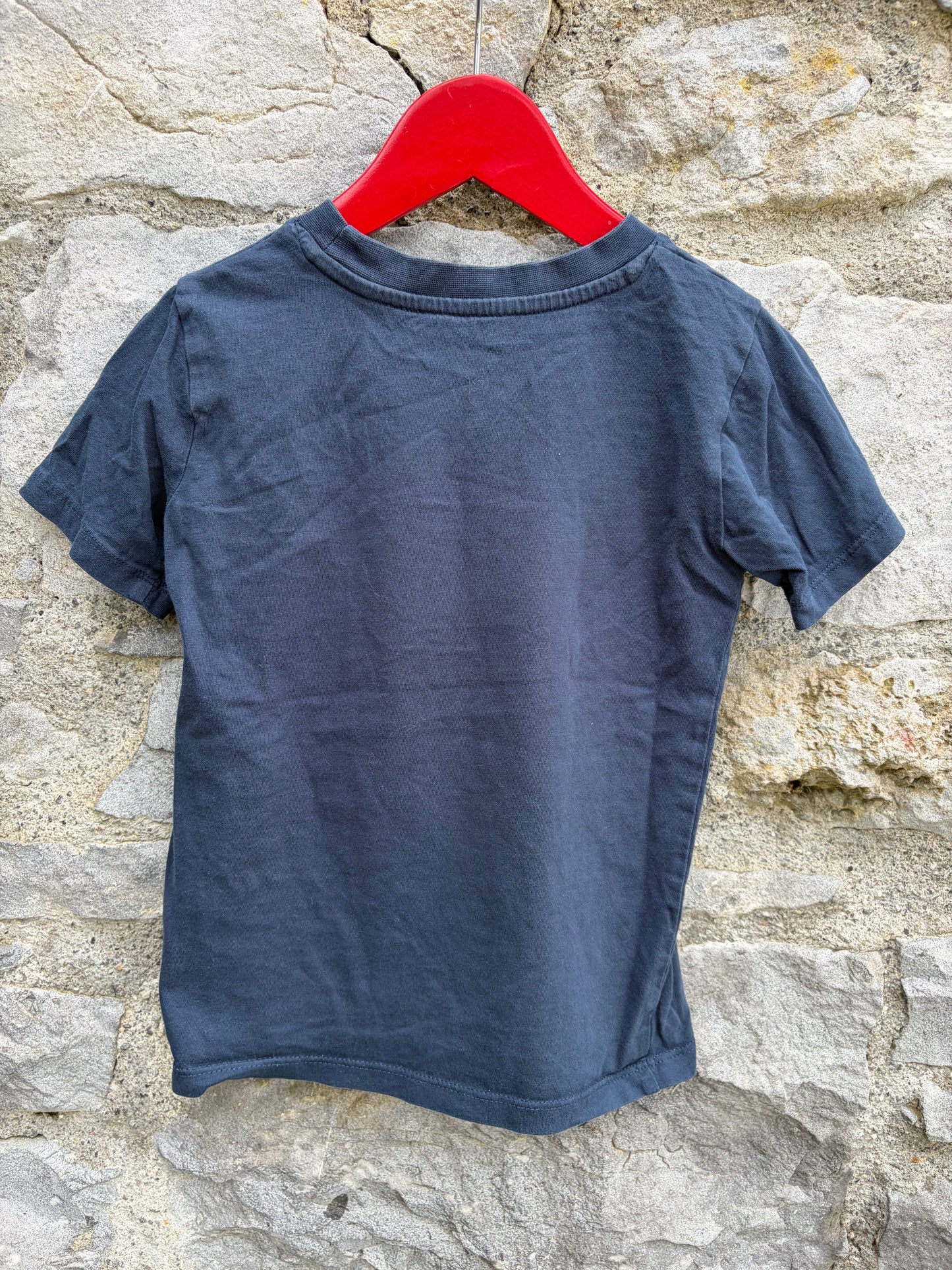 Gamer life navy T-shirt 4-5y (104-110cm)