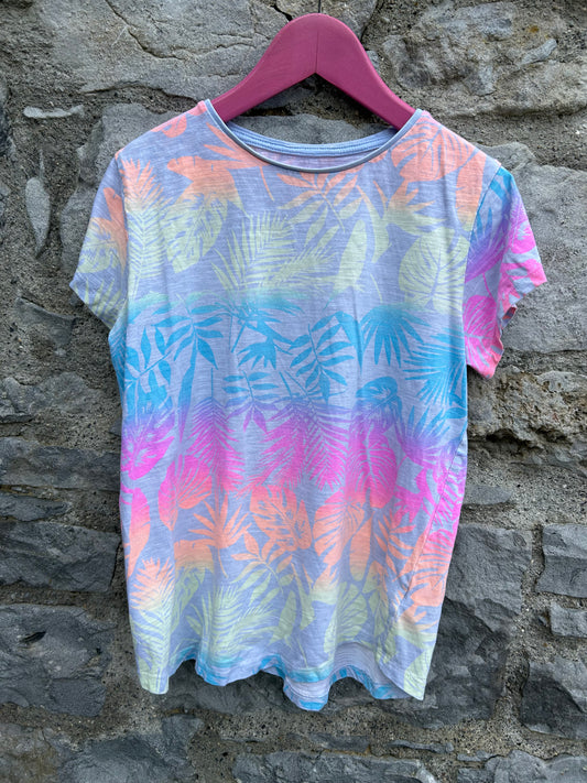 Ombré rainbow leaves T-shirt  11-12y (146-152cm)