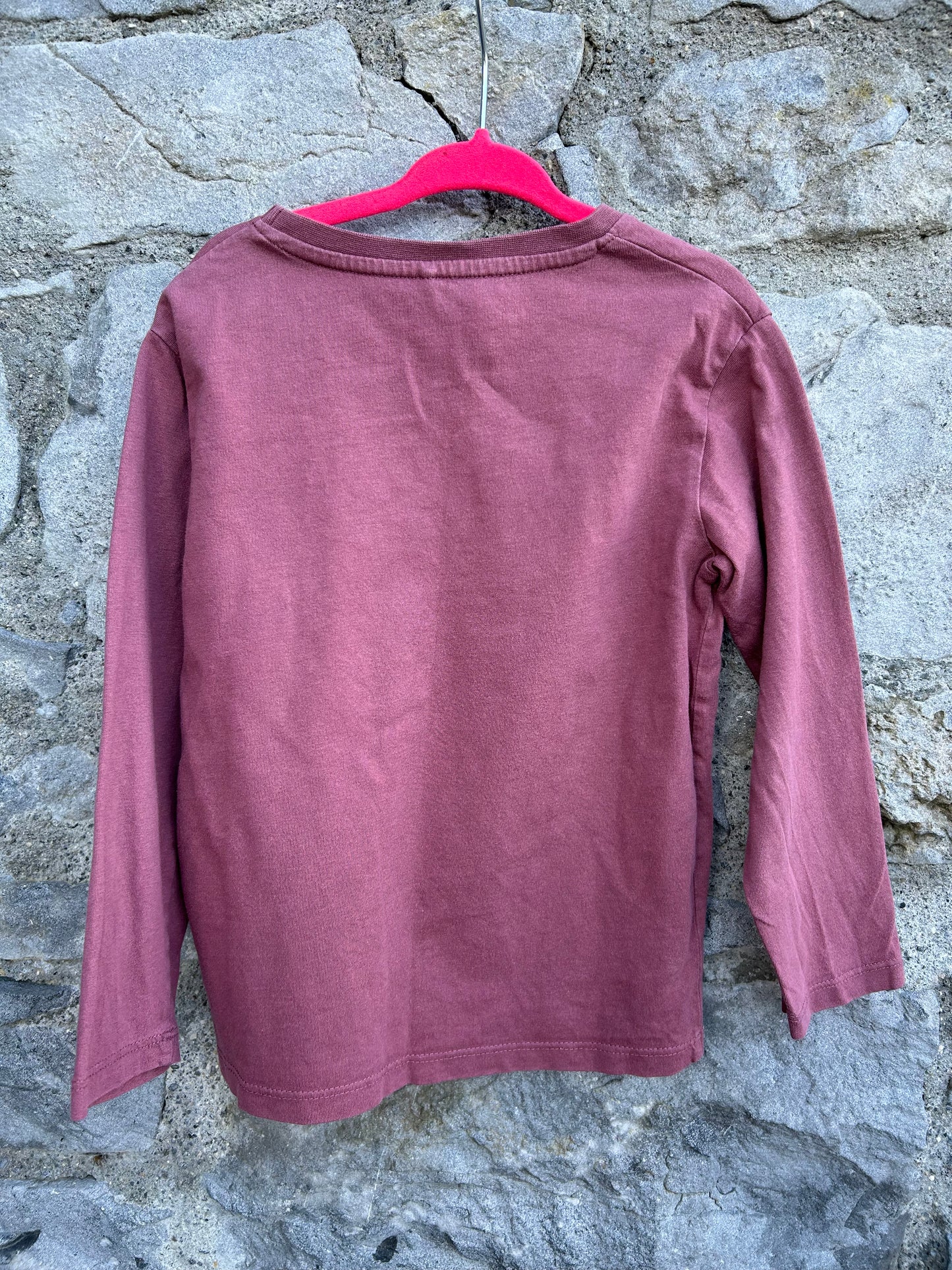 Pink rainbow top  4-5y (104-110cm)