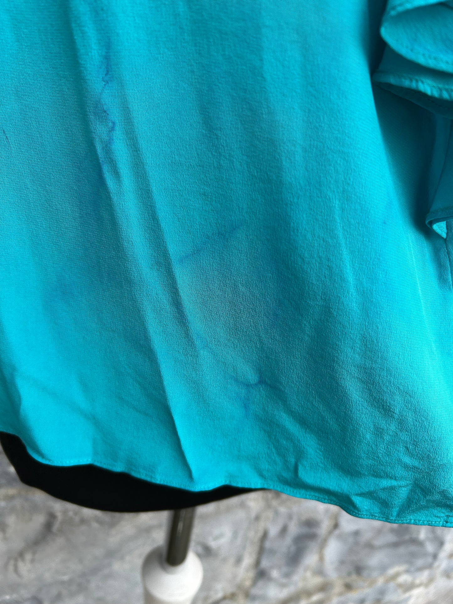 Aquamarine silk top uk 12